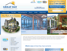 Tablet Screenshot of greatdayimprovements.com